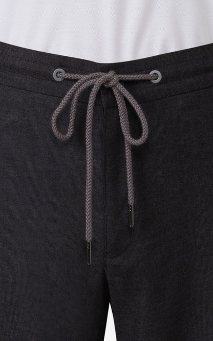 Custom Dark Grey Pants Side - Tailored Premium Trousers