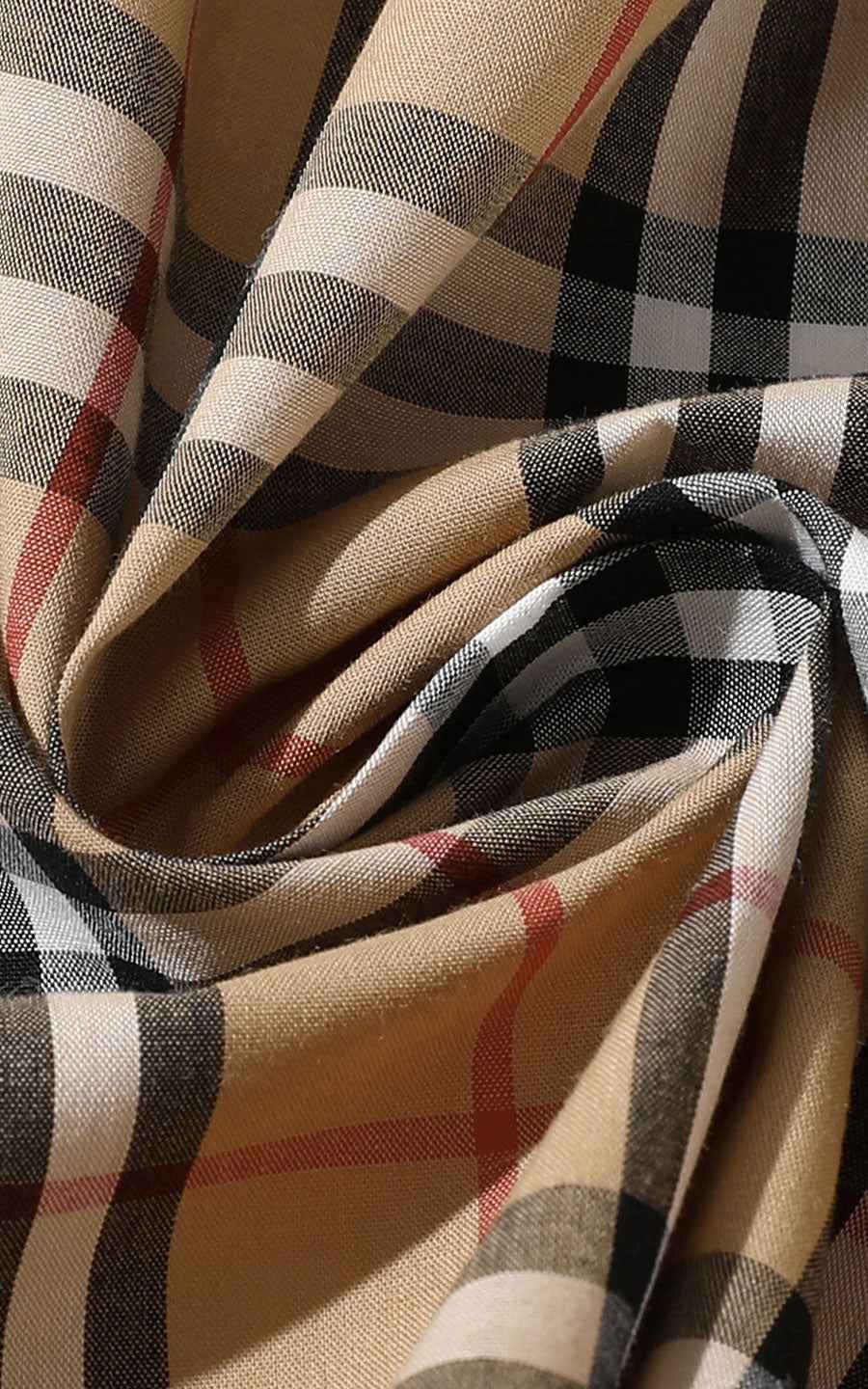 Men's Two-Tone Plaid Casual Shirt - Custom Tailored