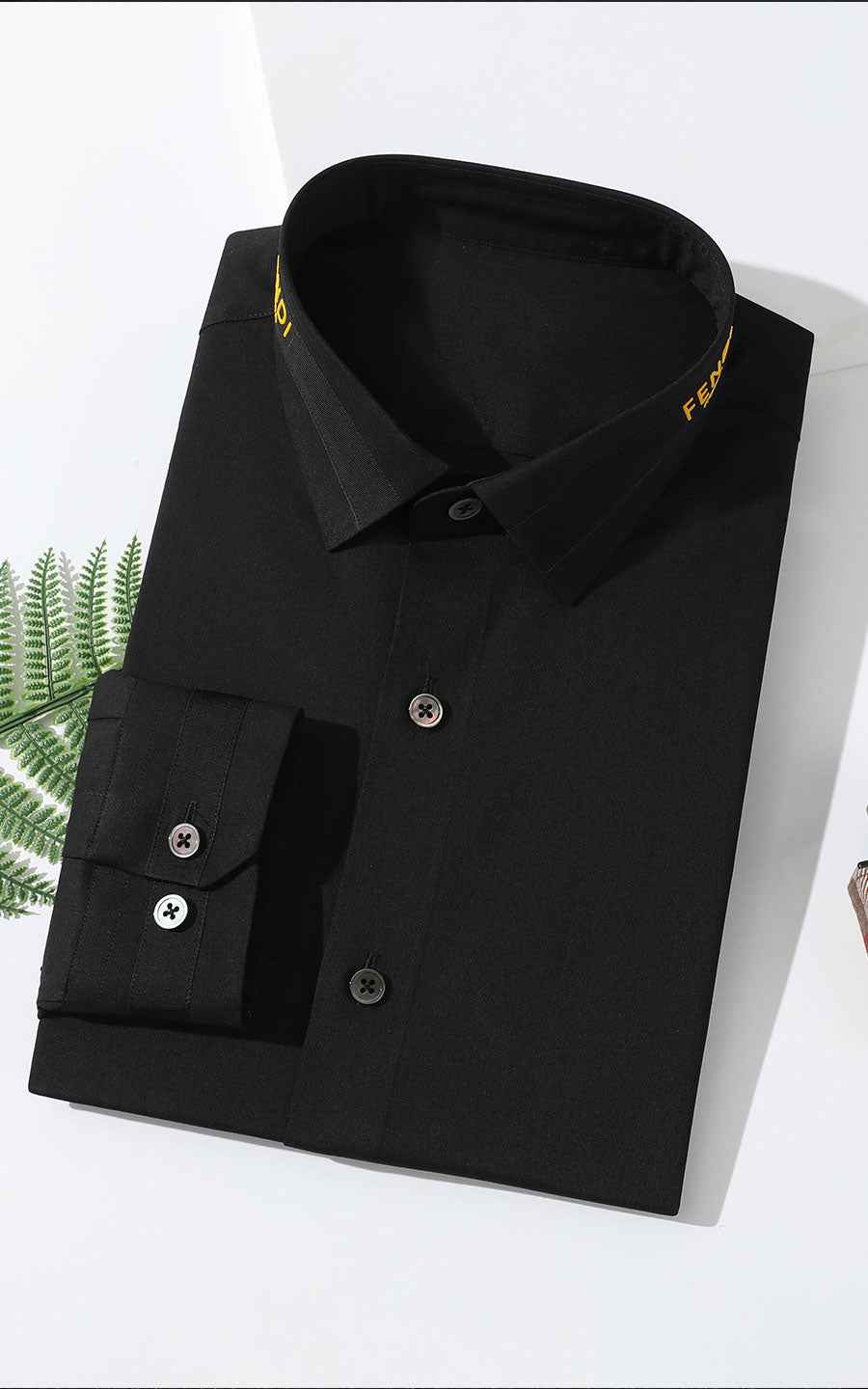 WIFI NYC Black Shirt Gold Embroidery - Premium Cotton