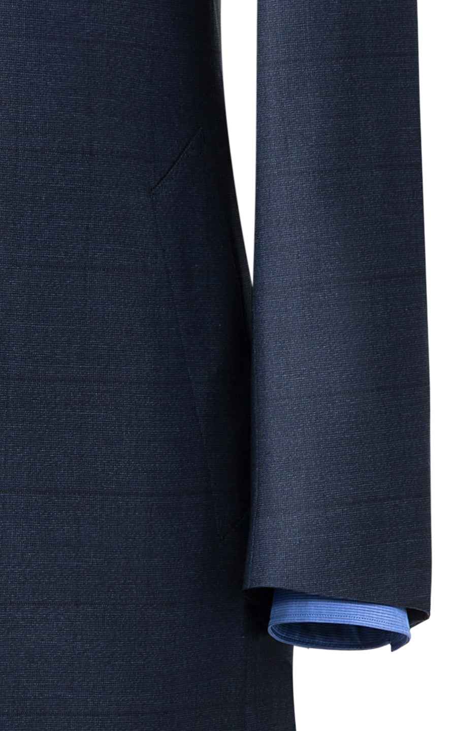 Navy Business Tailored Wool Overcoat Mens Winter Coat