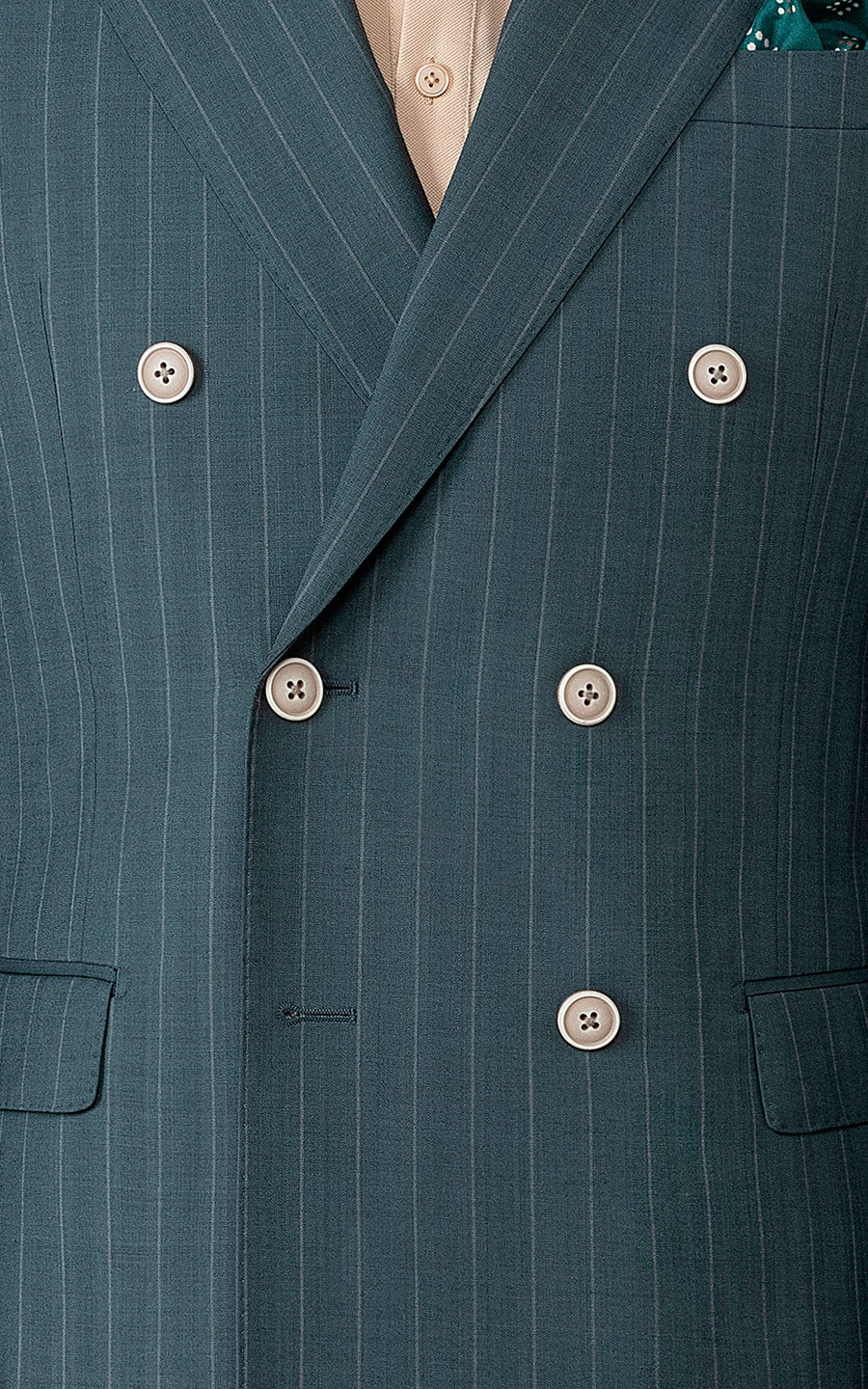 Herringbone pattern detail gray green blazer