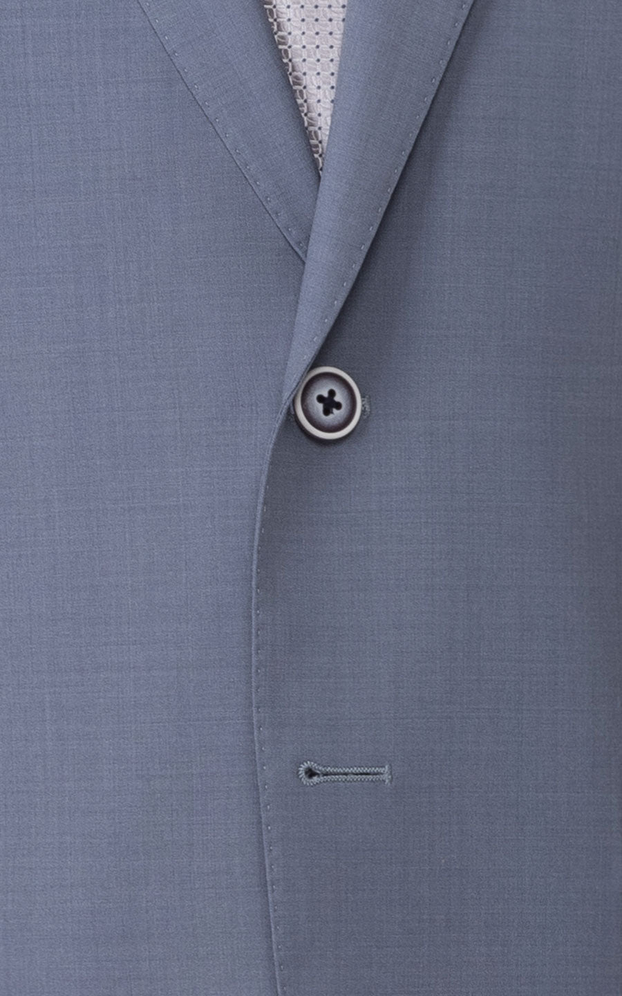 Haze Blue Tailored Suit - Haute Couture Style