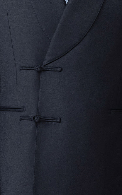 Blue black camel silk brocade fabric texture close up