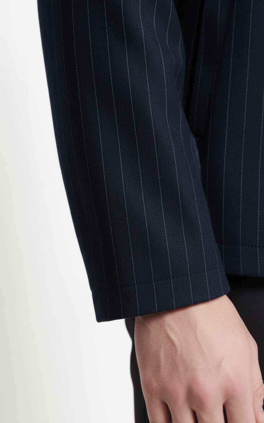 Premium Navy Blue Casual Slim Fit Men's Custom Jacket