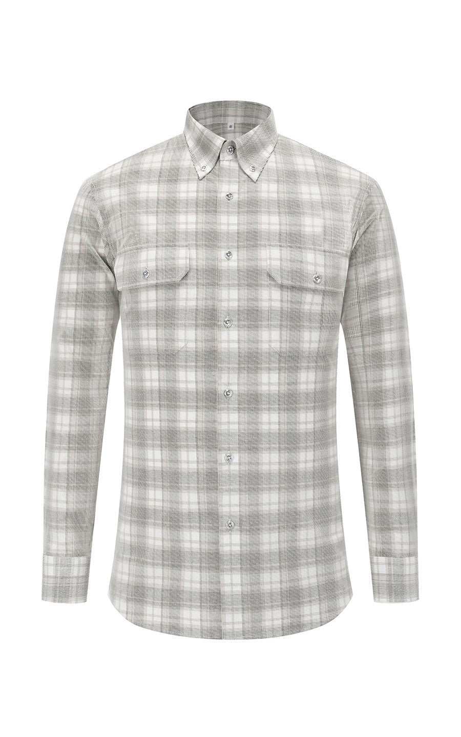 Light grey cotton button down shirt - business casual