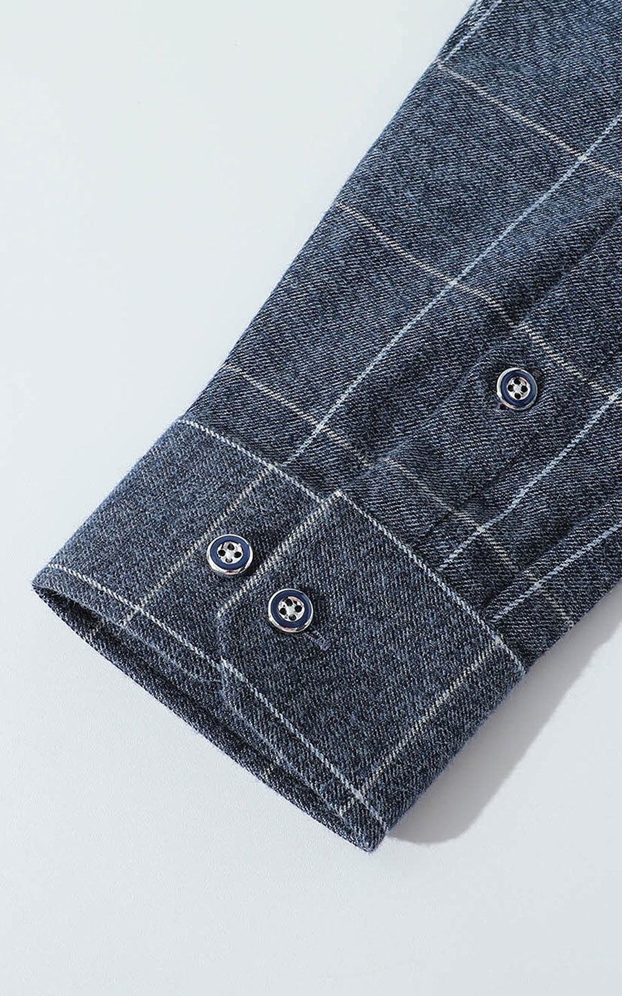 Personalized flannel shirt texture - cotton bamboo mix