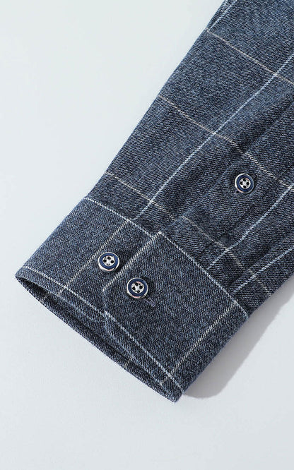 Personalized flannel shirt texture - cotton bamboo mix