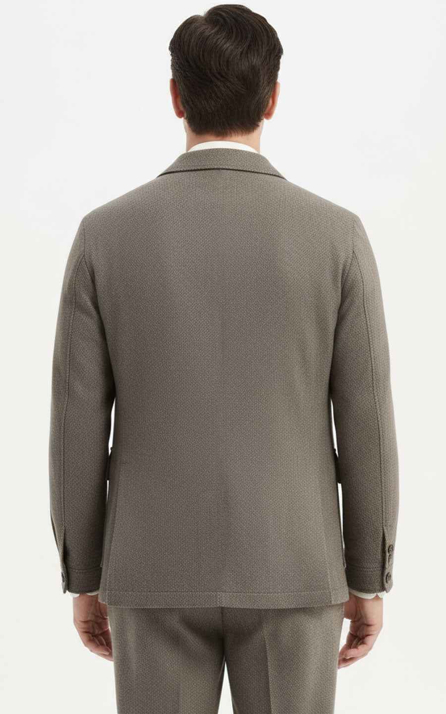 Gray Casual Suit - Premium Safari Jacket Set