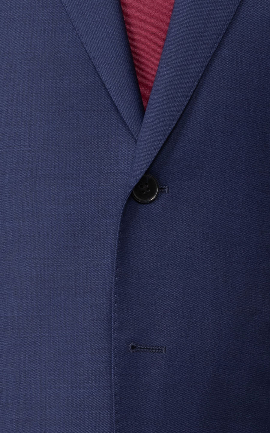 Dark blue twill suit fabric texture custom tailored