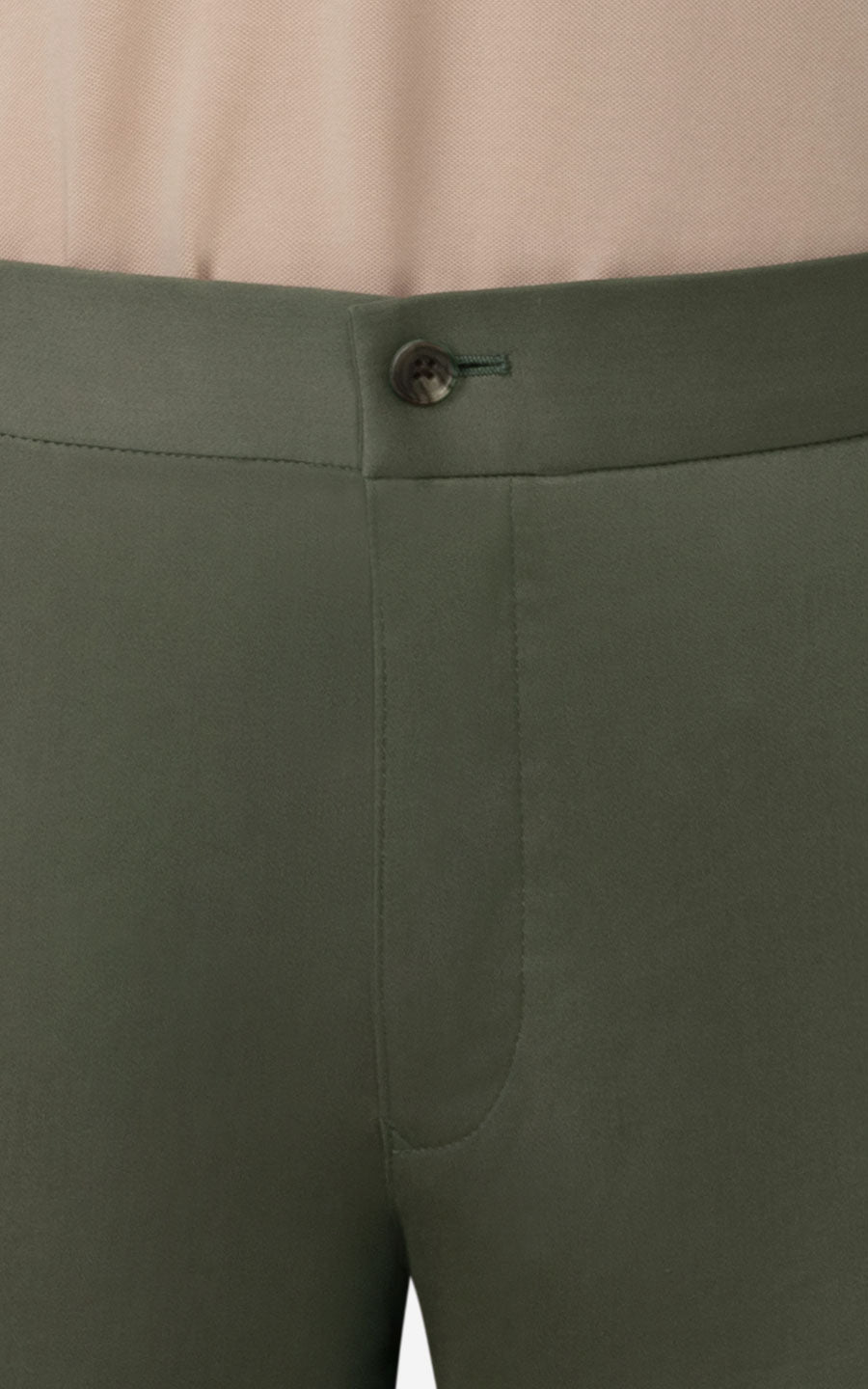 Custom Forest Green Pants Side - Tailored Suit Trousers