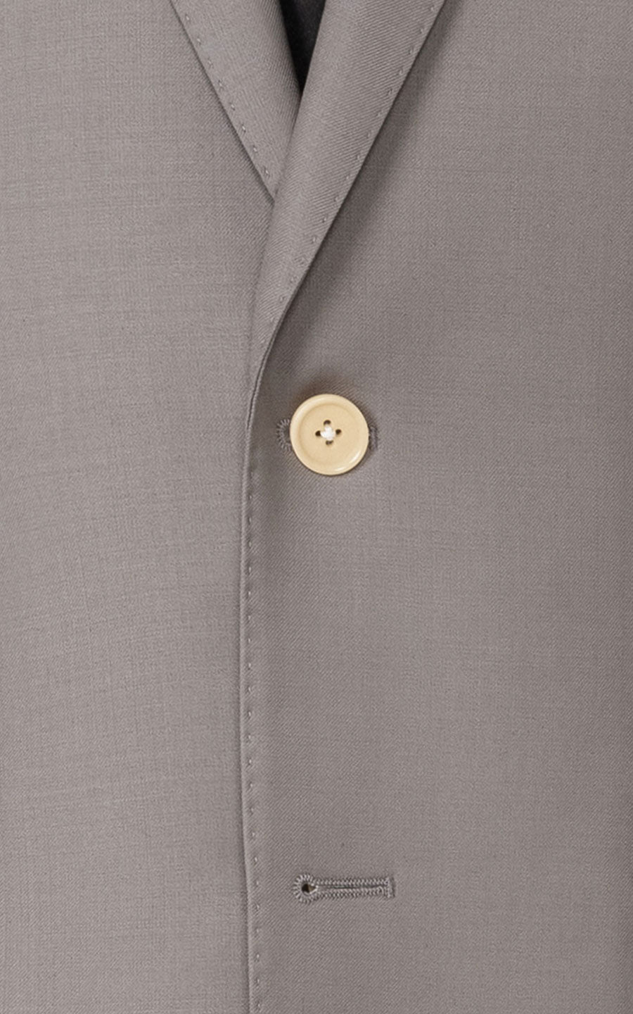 Gray striped pattern business suit fabric detail