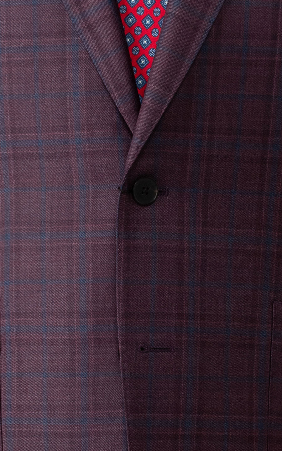 Purple plaid tailored suit fabric texture premium