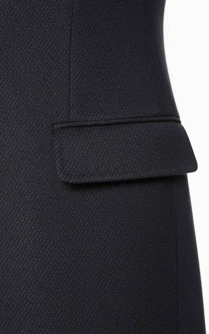 Premium Charcoal Gray Custom Men's Wool Overcoat