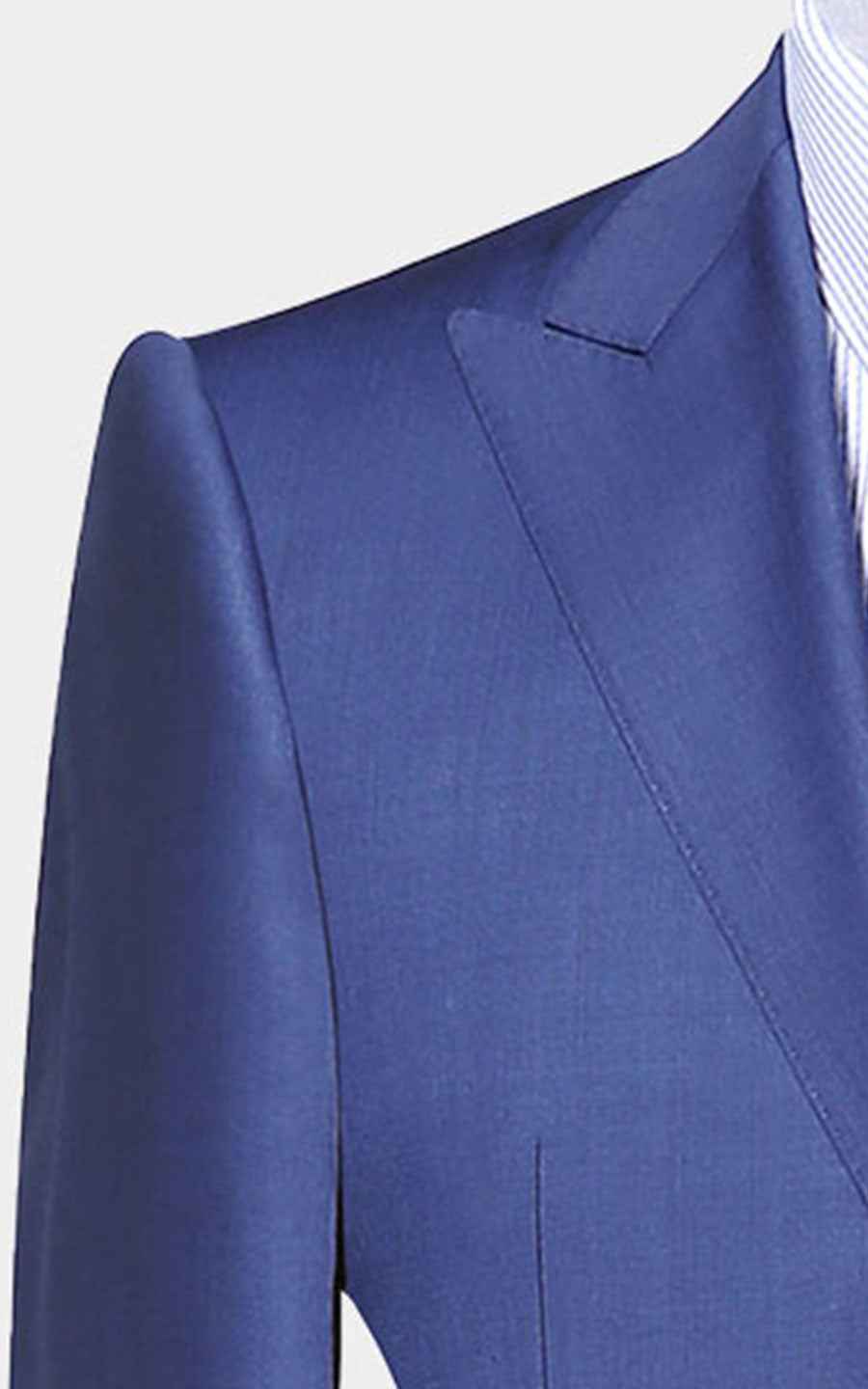 Custom suits Navy Blue Business Suit Set - Men's Tailored Fit