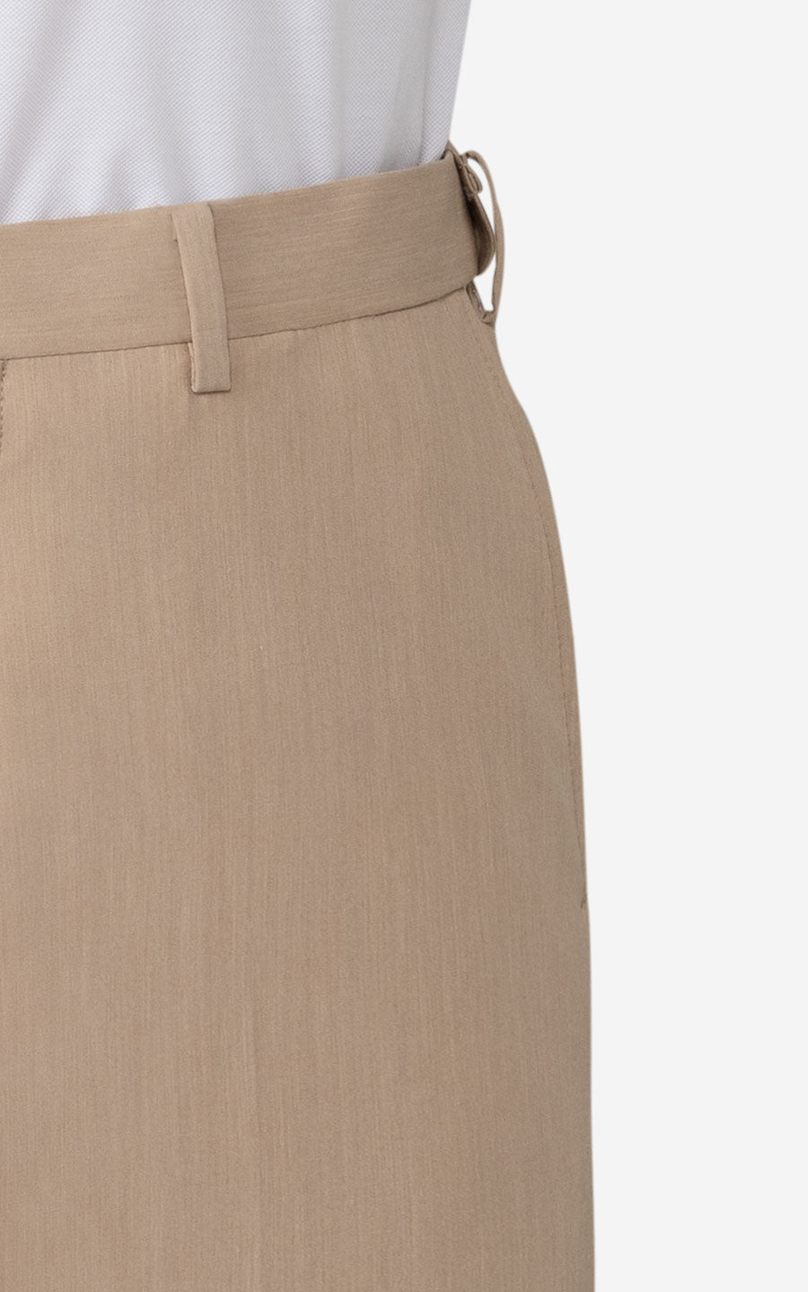 Premium Khaki Comfort Fabric - Four Seasons Pants Detail