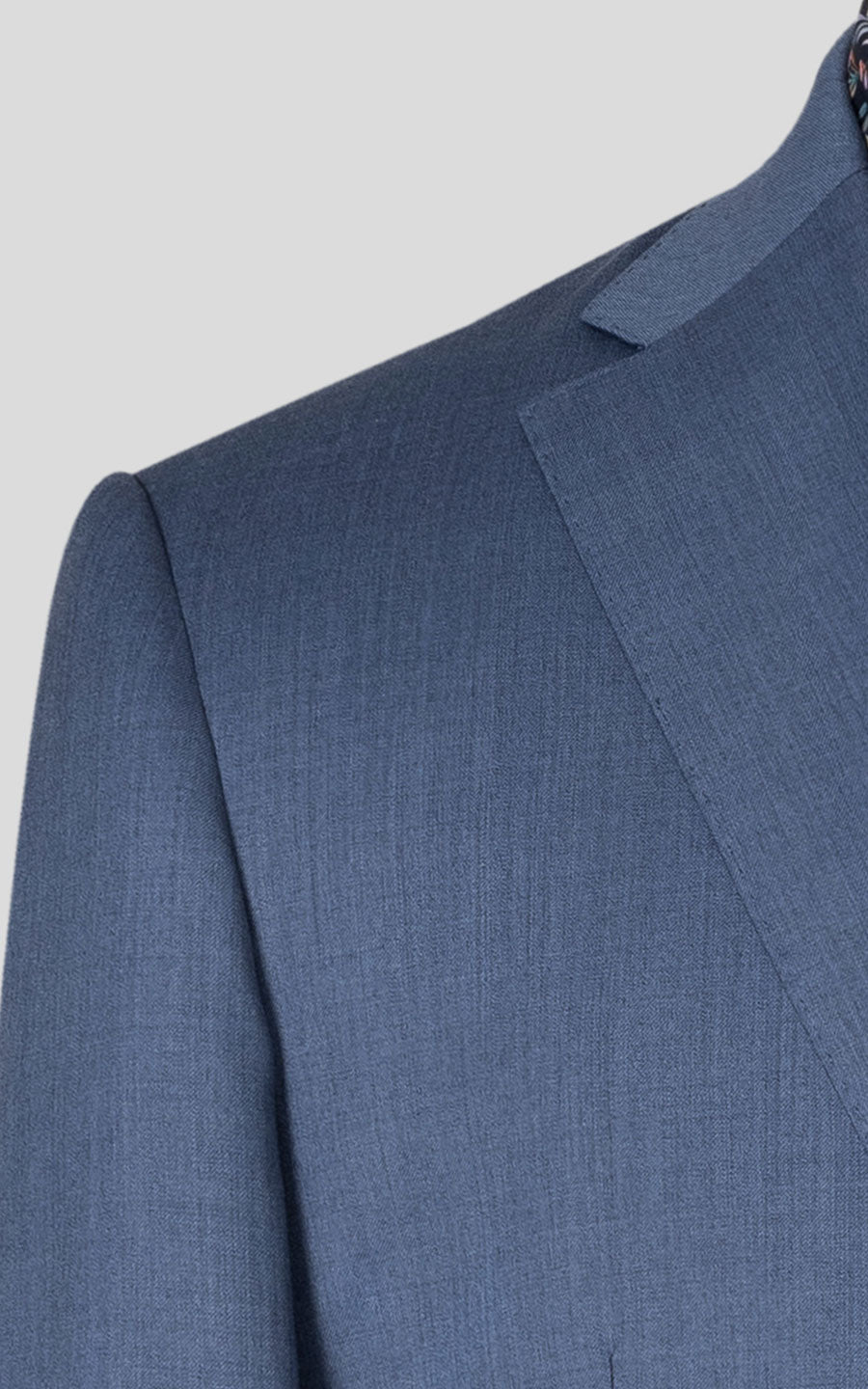 Men's custom light blue suit tailored made to measure