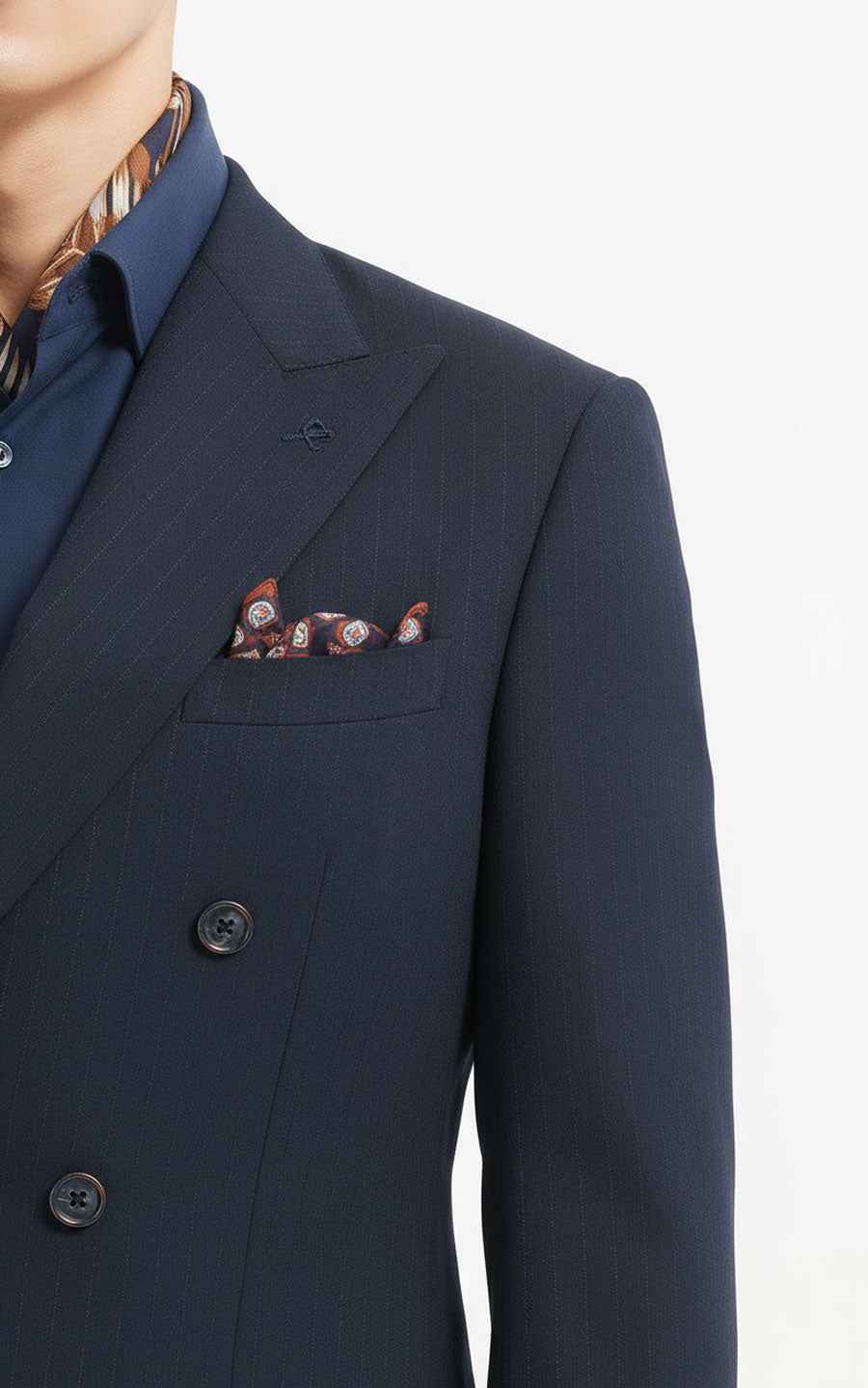 Men's Formal Suit Premium Wool Blend Business Set