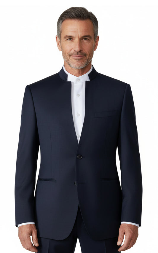 Oriental Blue Custom Suit Men Tailored Blazer Dress Jacket