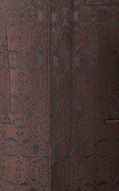 Chinese Tuxedo Back View - Traditional Tailored Design