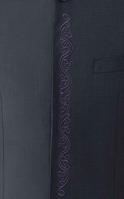 Custom Chinese Wedding Suit - Embroidered Men's Formal Tuxedo