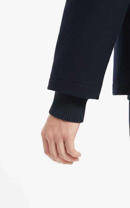 Men's Zip Jacket Navy Blue Classic Style