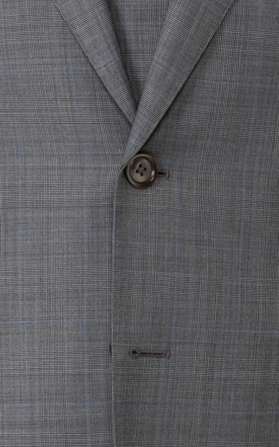 Gray Check Business Suit - Custom Formal Wear