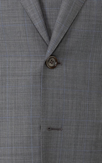 Gray Check Business Suit - Custom Formal Wear