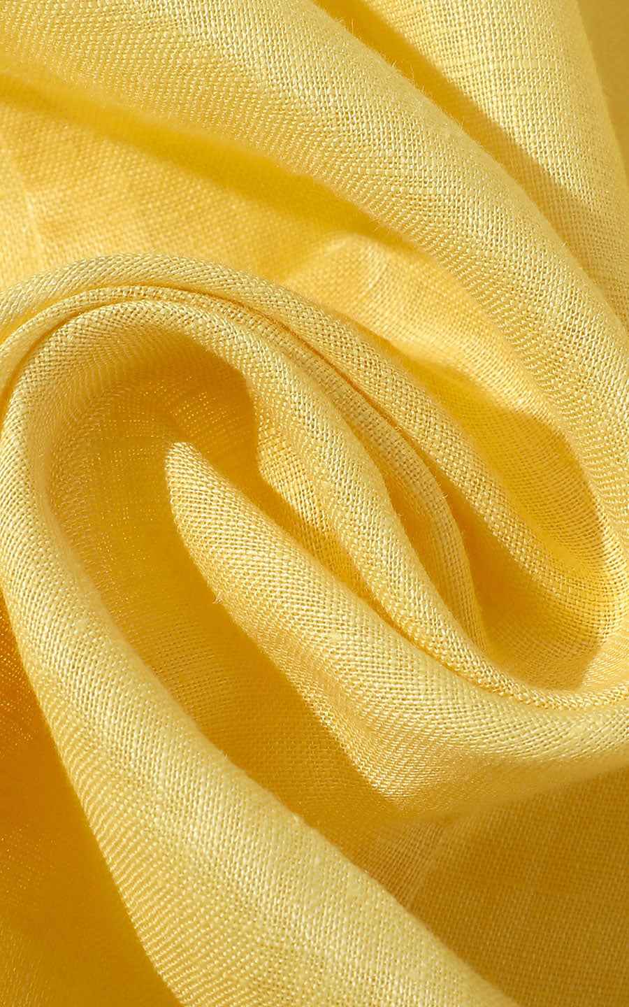 Rich Yellow Linen Long Sleeve Casual Shirt - Louisville
