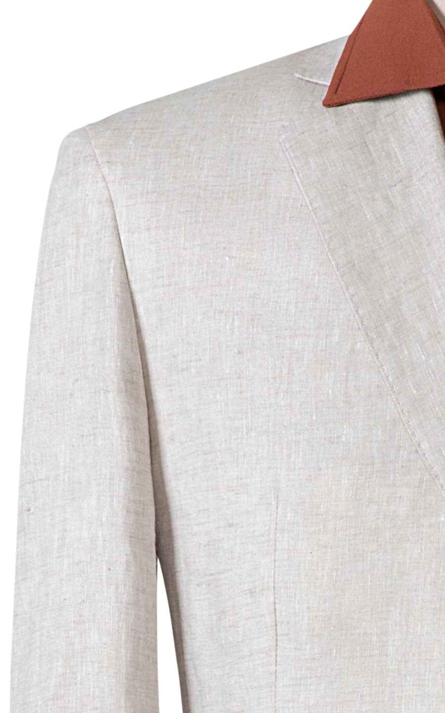 Premium Men's suit customization Linen Business Suit Set