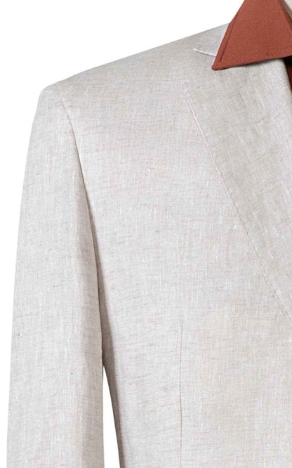 Premium Men's suit customization Linen Business Suit Set
