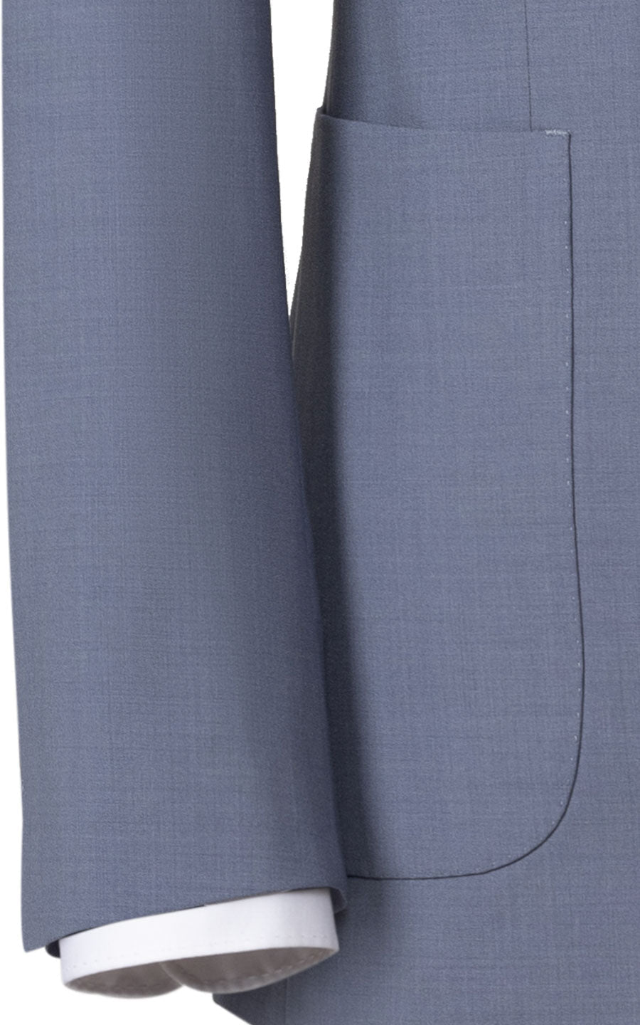 Light Haze Blue Fabric - Premium Custom Suit Material