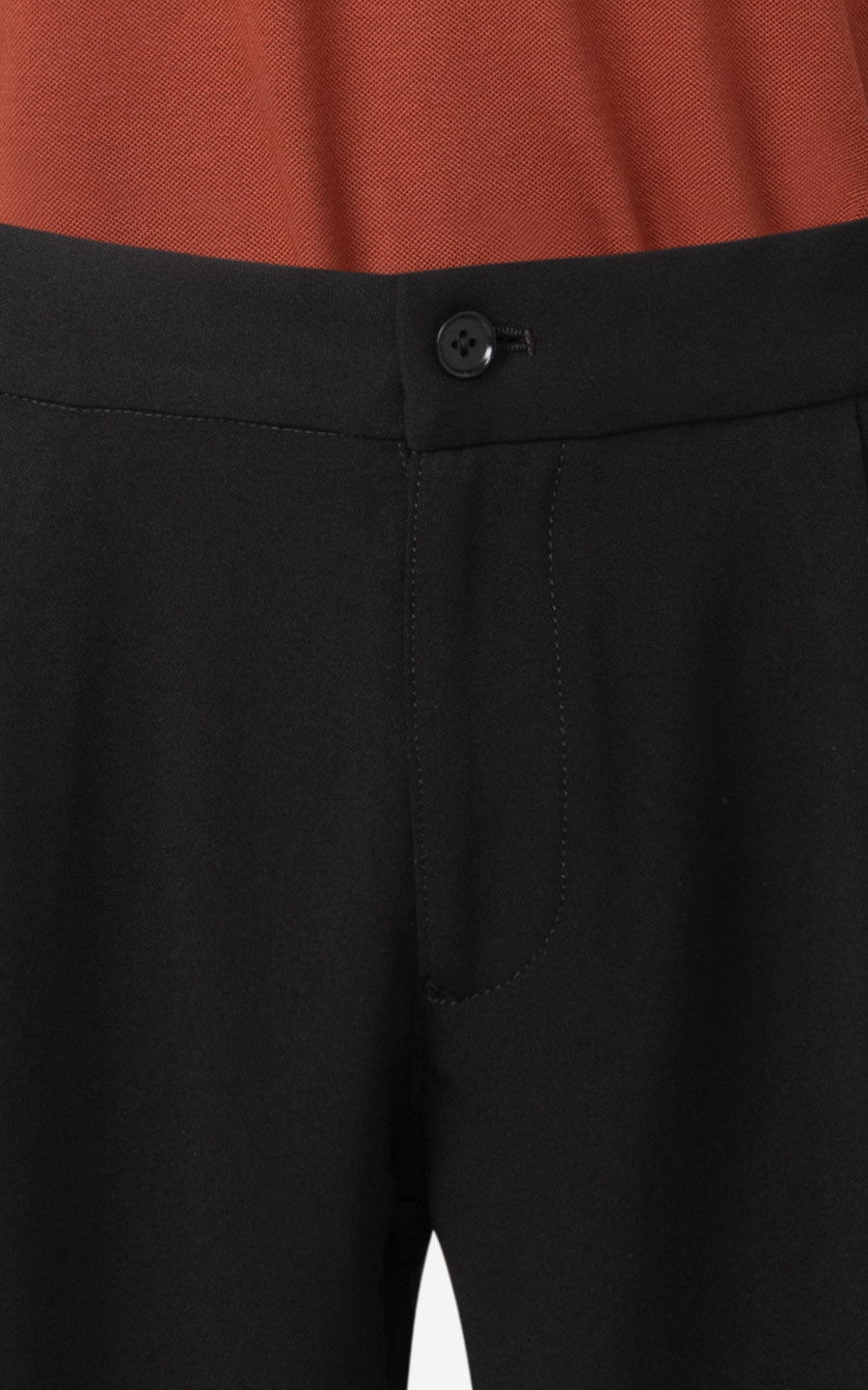 Black Acetate Couture Pants Side - Milanese Cut Style