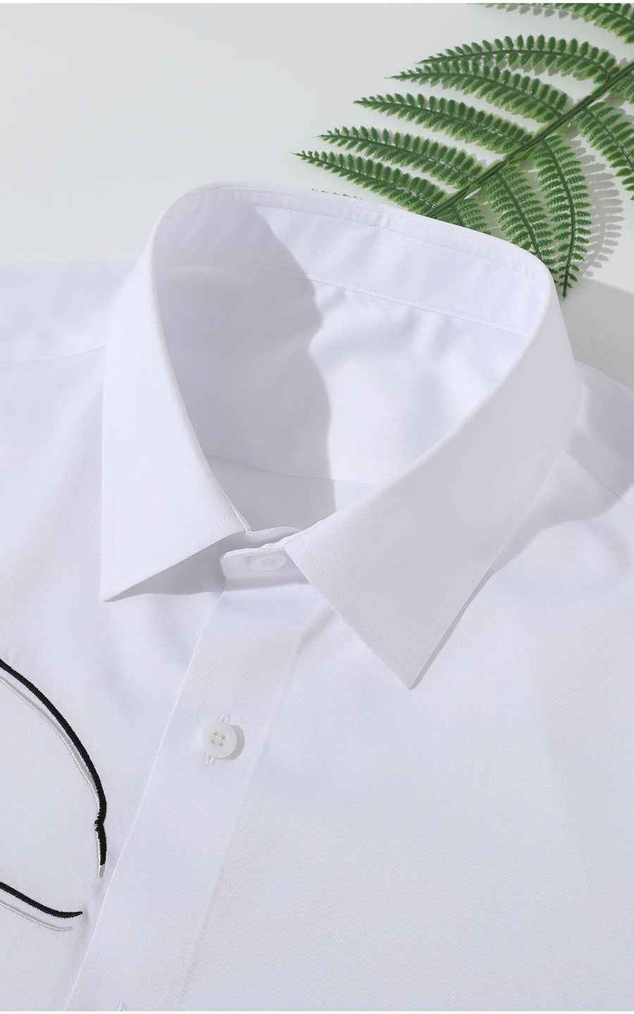 Horse Embroidered White Shirt - Custom Design Premium