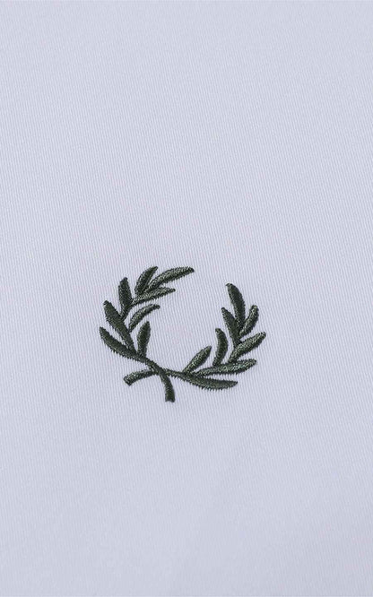 Custom White Shirt with Logo - Men's Tailored Fit