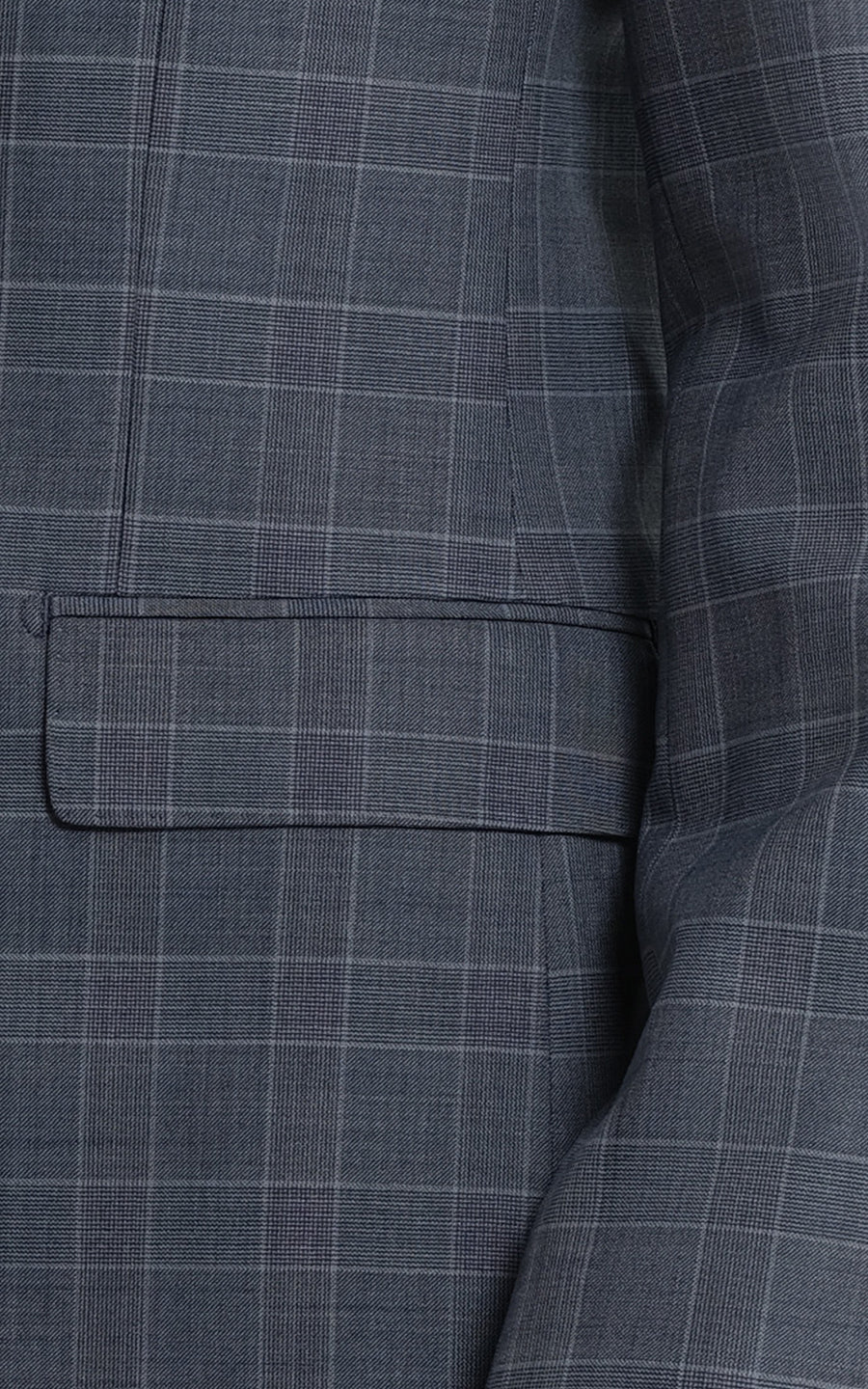 Fog Blue Custom Tailored Mens Suit Set Business Two Piece