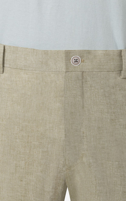 Casual Sea Glass Green Pants Side - Comfort Style