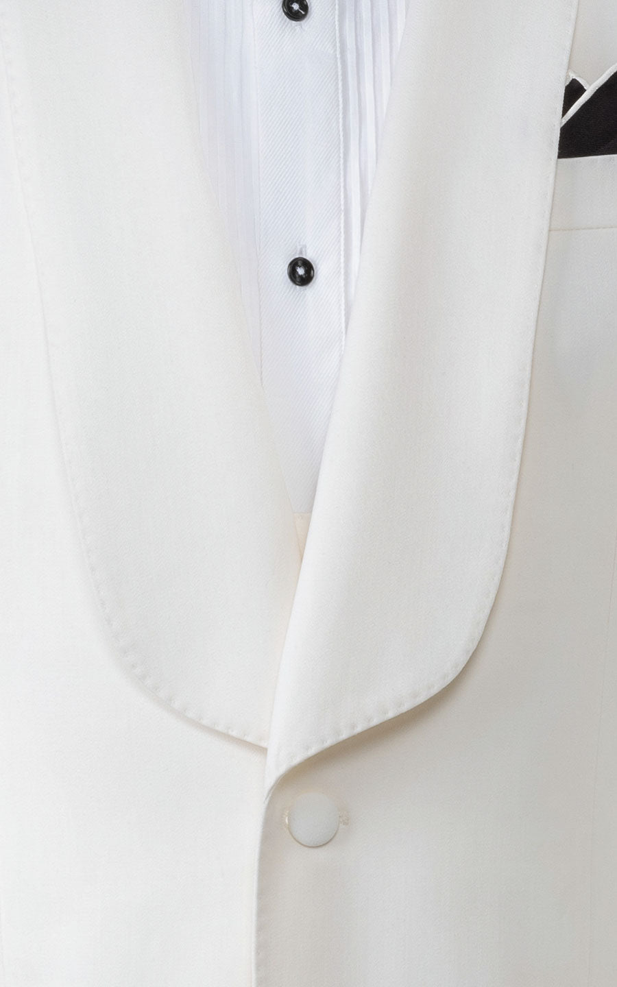 White tuxedo suit fabric texture custom tailored