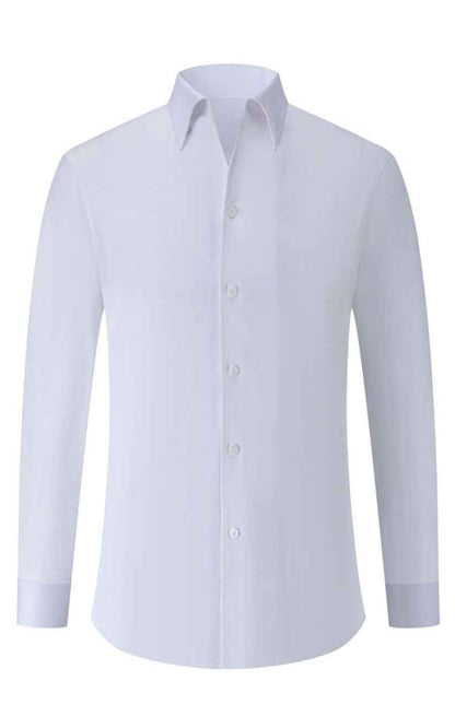WIAI Custom Pearlescent White Dress Shirt - Tailored Fit