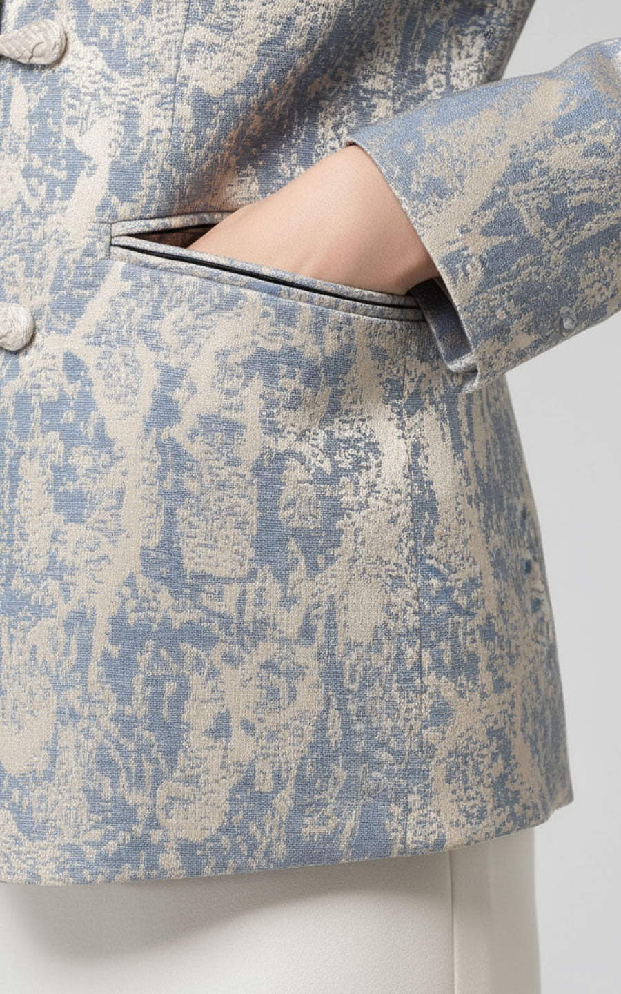 Chinese Dress Floral Custom Suits Set Women's Elegant Outfit