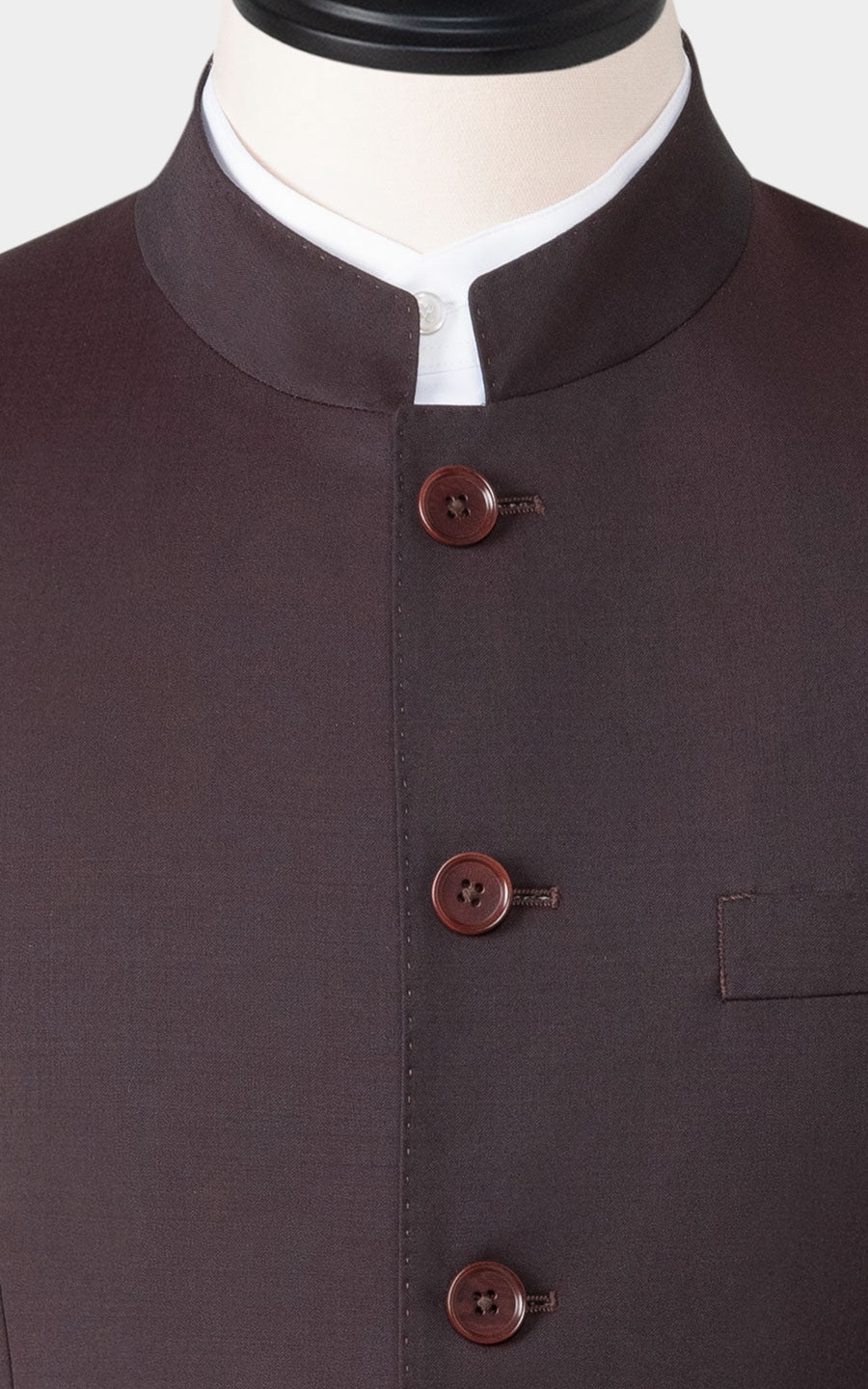 Chinese formal dress wine red custom suit tailored