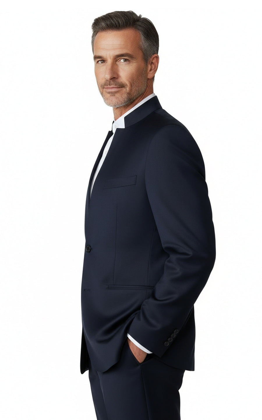 Oriental Blue Custom Suit Men Tailored Blazer Dress Jacket