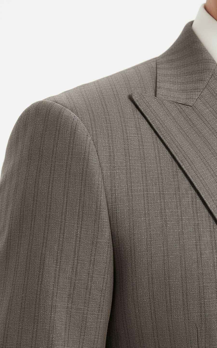 Men's Vest Suit Classic Gray Three-Piece Set