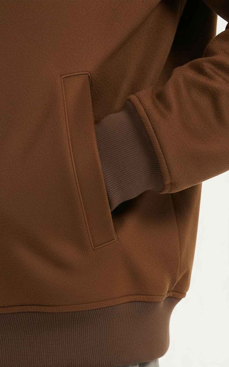 Men's Bomber Jacket Classic Suede Style