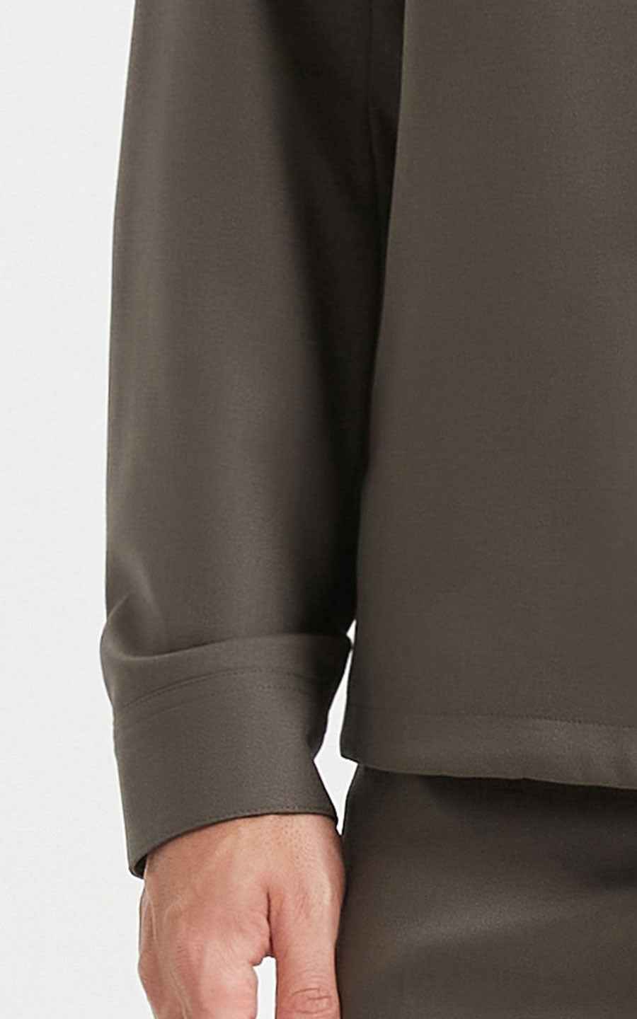 Modern Utility Hooded Jacket - Olive Taupe