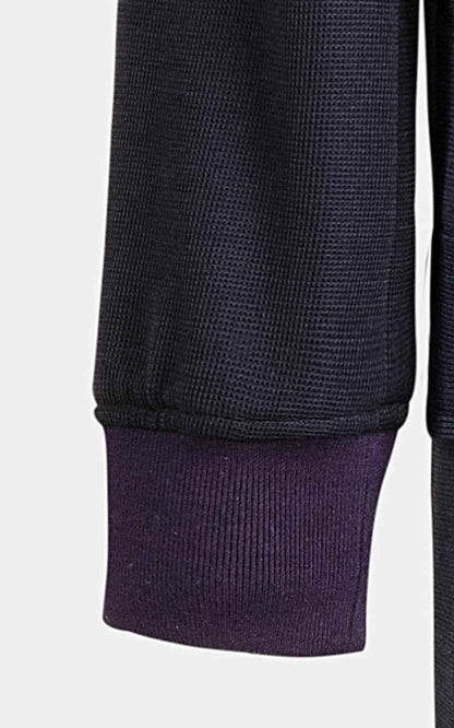 Premium Navy Bomber Jacket Men's Classic Zip-Up