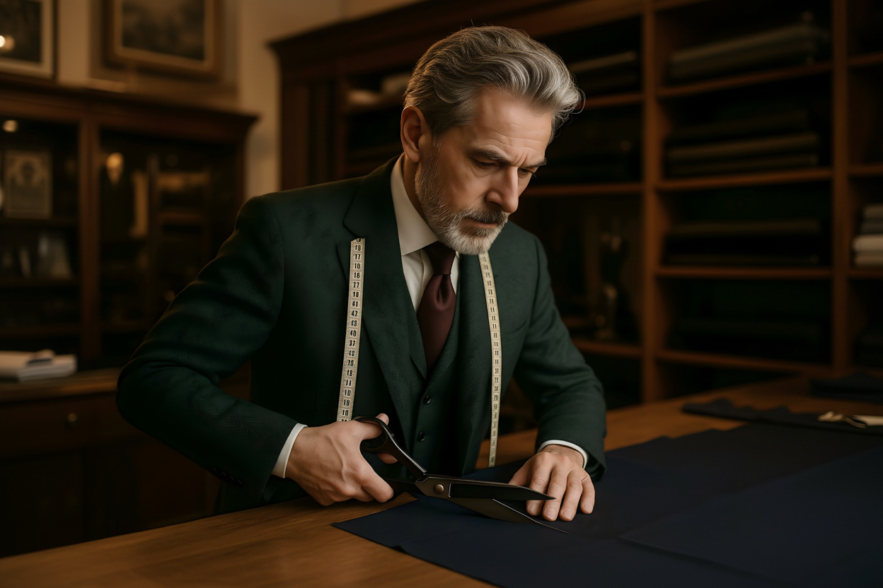 高端西装裁缝首页横幅