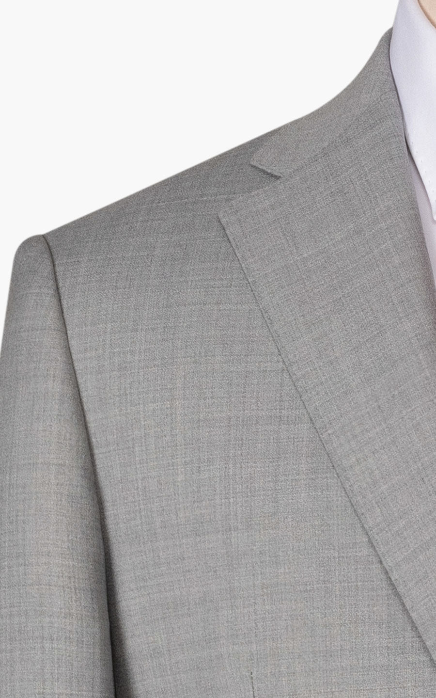 Premium Grey Satin Custom Suit - Business Formal Wear