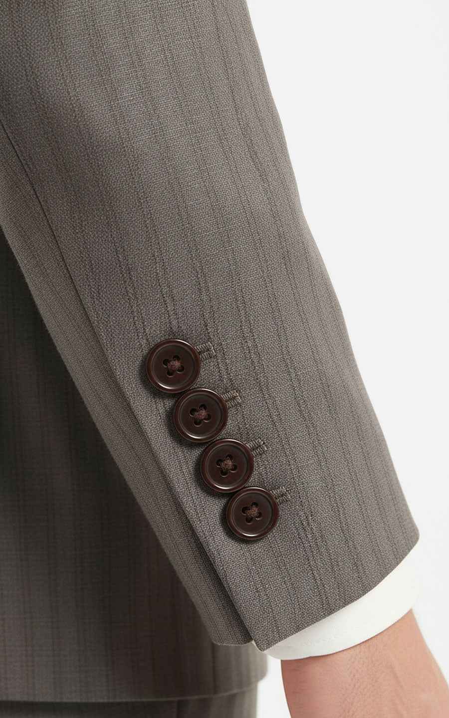 Men's Vest Suit Classic Gray Three-Piece Set