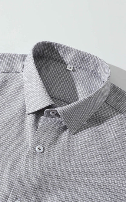 Celadon glaze formal shirt - men's premium custom