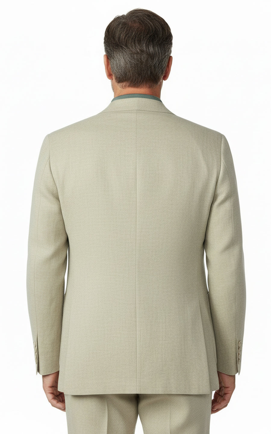 Tailored Beige Linen Custom Suit Men's Casual Blazer